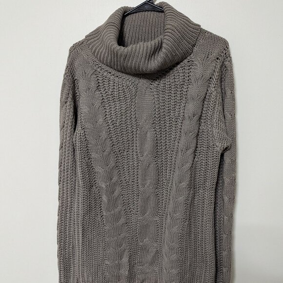 Amalli Talli Grey Knit Turtleneck Sweater size Medium Tall - Picture 1 of 10